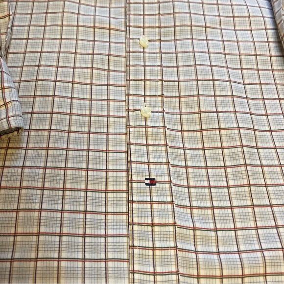 Tommy Hilfiger Plaid Button Down Shirt Size XL - Picture 4 of 6